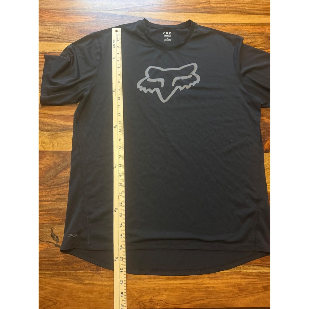 Fox Racing Ranger TruDri Mountain Bike Jersey Black Mens Large Dirt bike - Picture 8 of 10